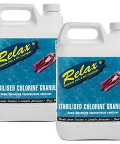 Relax Swimming Pool Stabilised Chlorine Granules 2 X 5kg Tubs Value