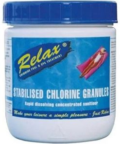 Relax Stabilised Chlorine Granules 12x500g Pots