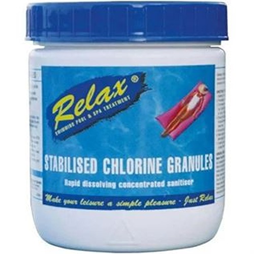 Relax Stabilised Chlorine Granules 12x500g Pots