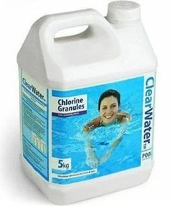 X2 Clearwater 5kg Chlorine Granules for Pools Spas and Hot Tub