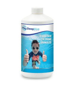 Deep Blue Pro - Stabilised Chlorine Granules 1kg Rapid dissolve Neutral PH