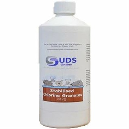 2kg Stabilised Chlorine Granules - Hot Tub, Spa, Pool Chemicals