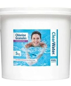 Clearwater 5kg Chlorine Granules Swimming Pool Spa Water Treatment Hot Tub