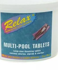 Relax 2Kg Multi Pool 3 In 1 Swimming Pool 200g Chlorine Tablets Size: Large Green DiscountLeisur2936