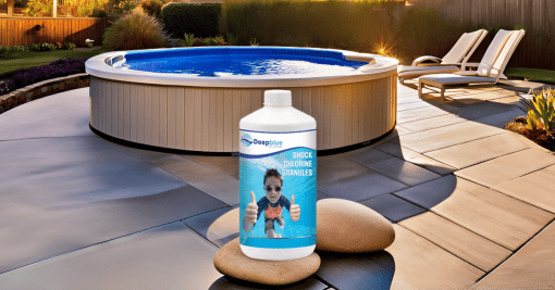 Deep Blue Pro Shock Chlorine Granules great for hot tubs and spas 1Kg - Image 2