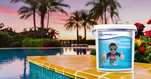 Deep Blue Pro Shock Chlorine Granules for hot tubs, spas and swimming pools 2Kg - Image 2