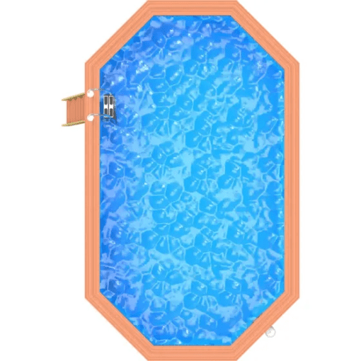 Plastica Westminster Wooden Pool Package with Invertemp Heat Pump With Patterned liner - Image 4