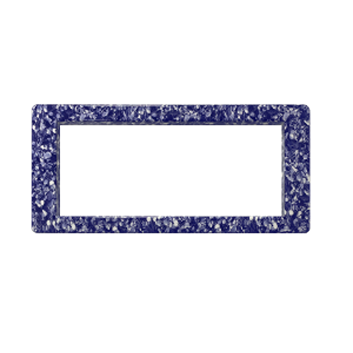 Certikin Wide Angle Extension Throat  SPC432+RIVER | WAET liner cover plate only - Riverstone (425x195mm)
