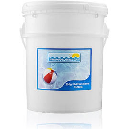 200g Multifunctional Chlorine Tablets - Swimming pool Chemicals - 20kg