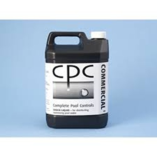 Liquid Shock (10/11% Sodium Hypo with Additive) 1 X 5 litre Chlorine 5L 5 litres pool swimming dose