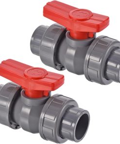 Deep Blue Pro PVC True Union Ball Valve Socket 1.25 Inch - Heavy Duty 637g