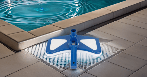 Deep Blue Pro Manual Pool Bottom vacuum cleaner head with Stain Remover - White - Image 7