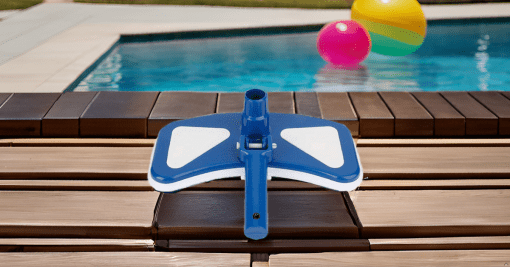Deep Blue Pro Manual Pool Bottom vacuum cleaner head with Stain Remover - White - Image 8