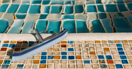 Deep Blue Pro 24-Inch Plastic Aluminum Back Pool Brush - Image 5