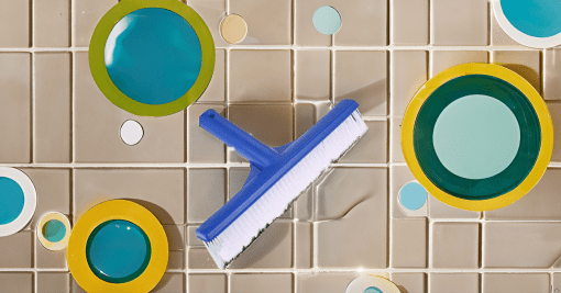 Deep Blue Pro 10-Inch Blue Back Pool Brush - Image 3