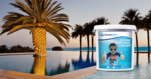 10Kg Deep Blue Pro Chlorine stabiliser / Conditioner - Prevents chlorine loss to UV rays in your pool spa hottub - Image 2