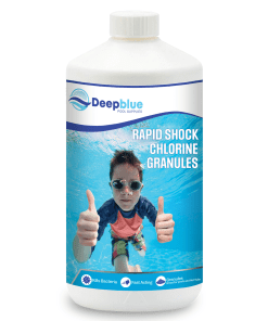 1Kg Deep Blue Pro Rapid Shock Chlorine Granules quick acting for hot tubs, spas and swimming pools
